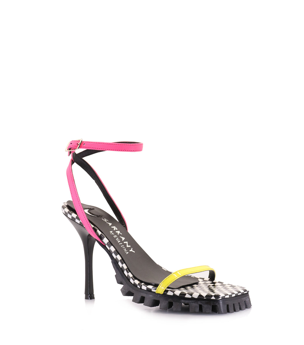 Vibrant Eco-Friendly Heel Sandals Fresh