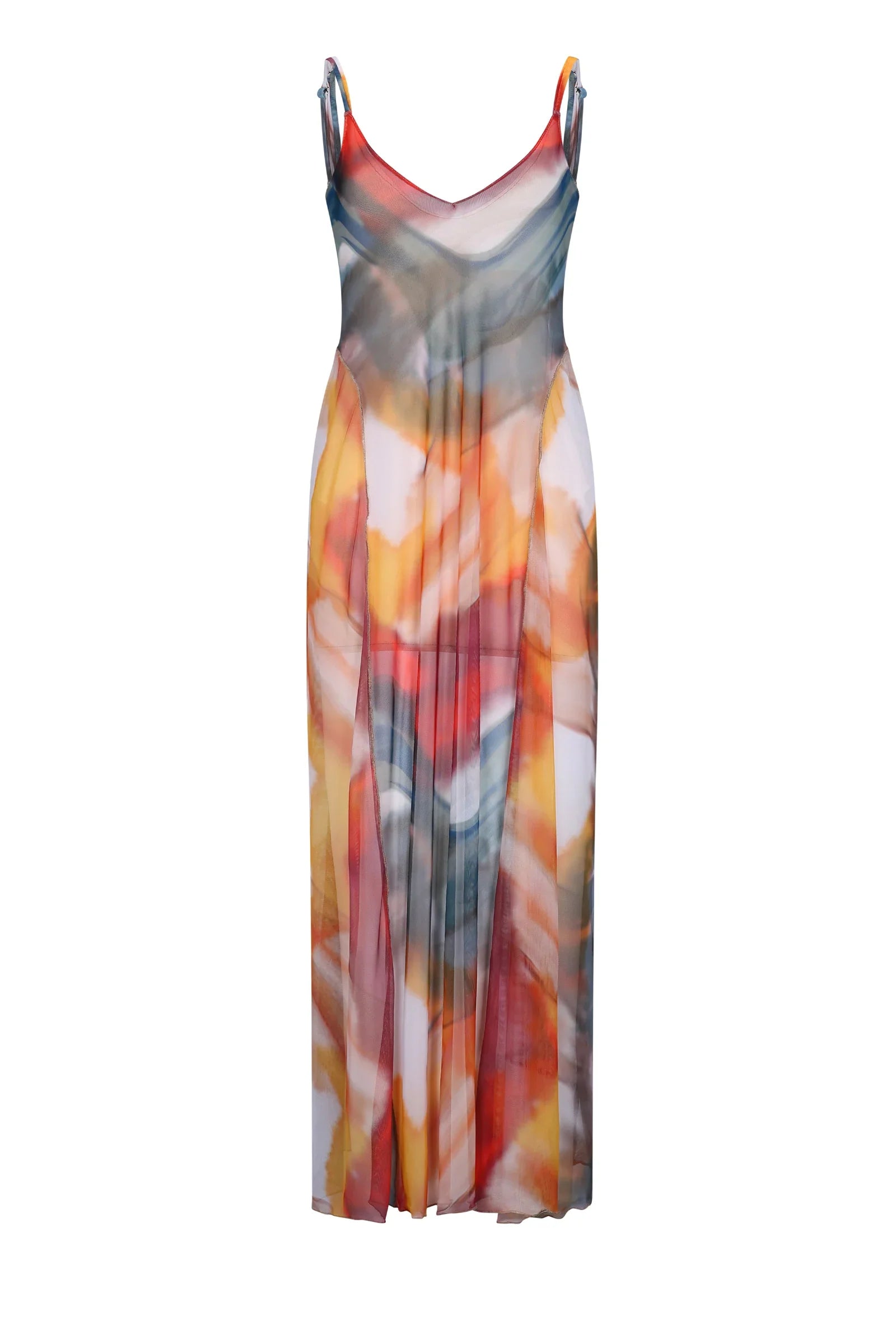 Safari Vestido Print rojo