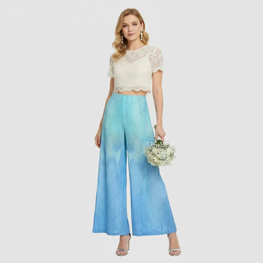 Ombre Wide Leg Pants