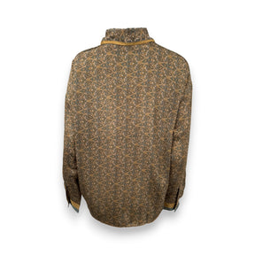 Paisley Motif Long Sleeve Shirt