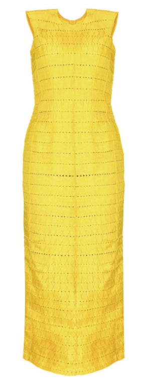 Ireti Sleeveless Fitted Column Dress - Sunshine Yellow