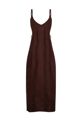 ALAS Dress Marron