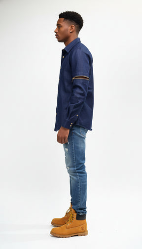 THE CONCORD NEWSPAPER DENIM SHIRT