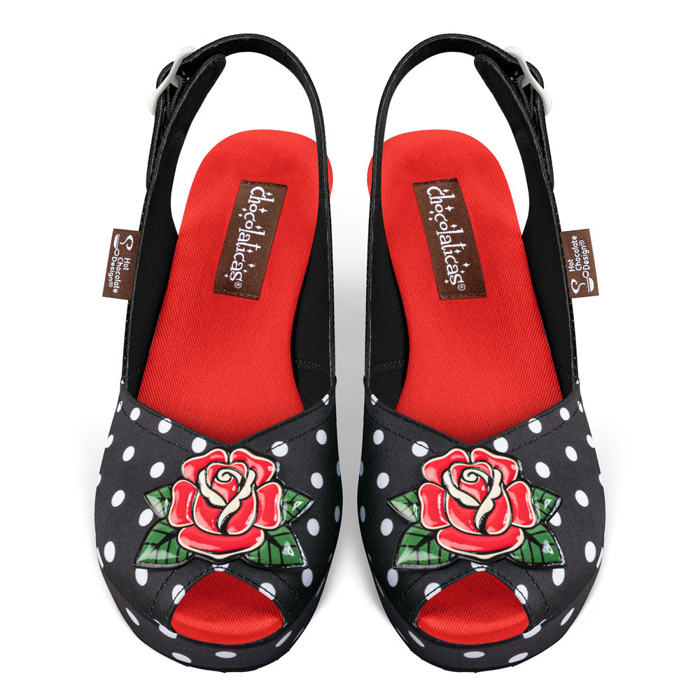 Rockabilly Women's Wedge Sandals