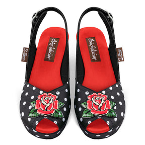 Rockabilly Women's Wedge Sandals