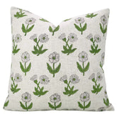 Handcarfted Hand Made Block Printed Viscose Linen Piillow Cover - Kirti