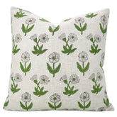 Handcarfted Hand Made Block Printed Viscose Linen Piillow Cover - Kirti