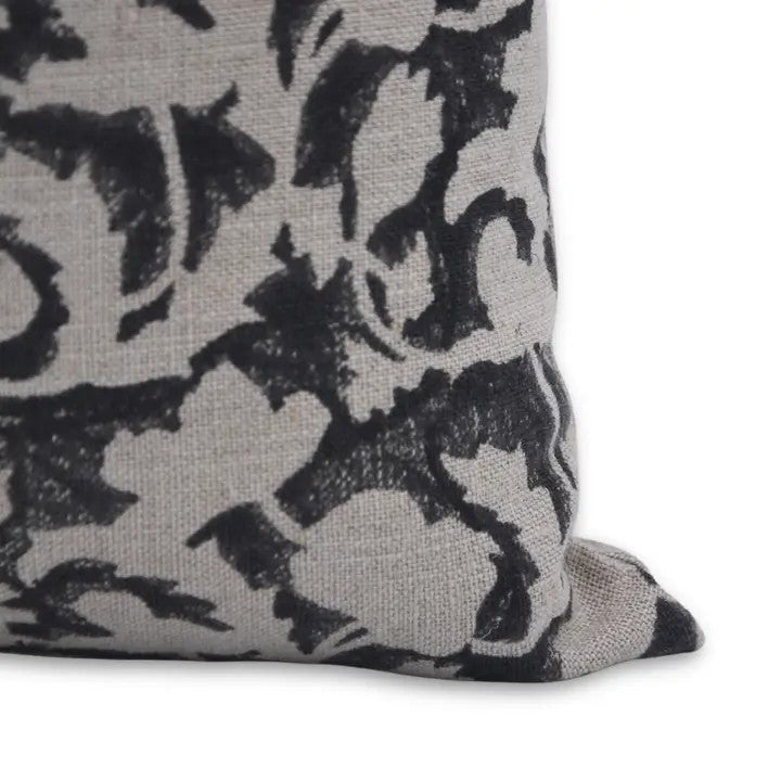 Bohemian Block Print Thick Linen Cushion Cover  - Sulit