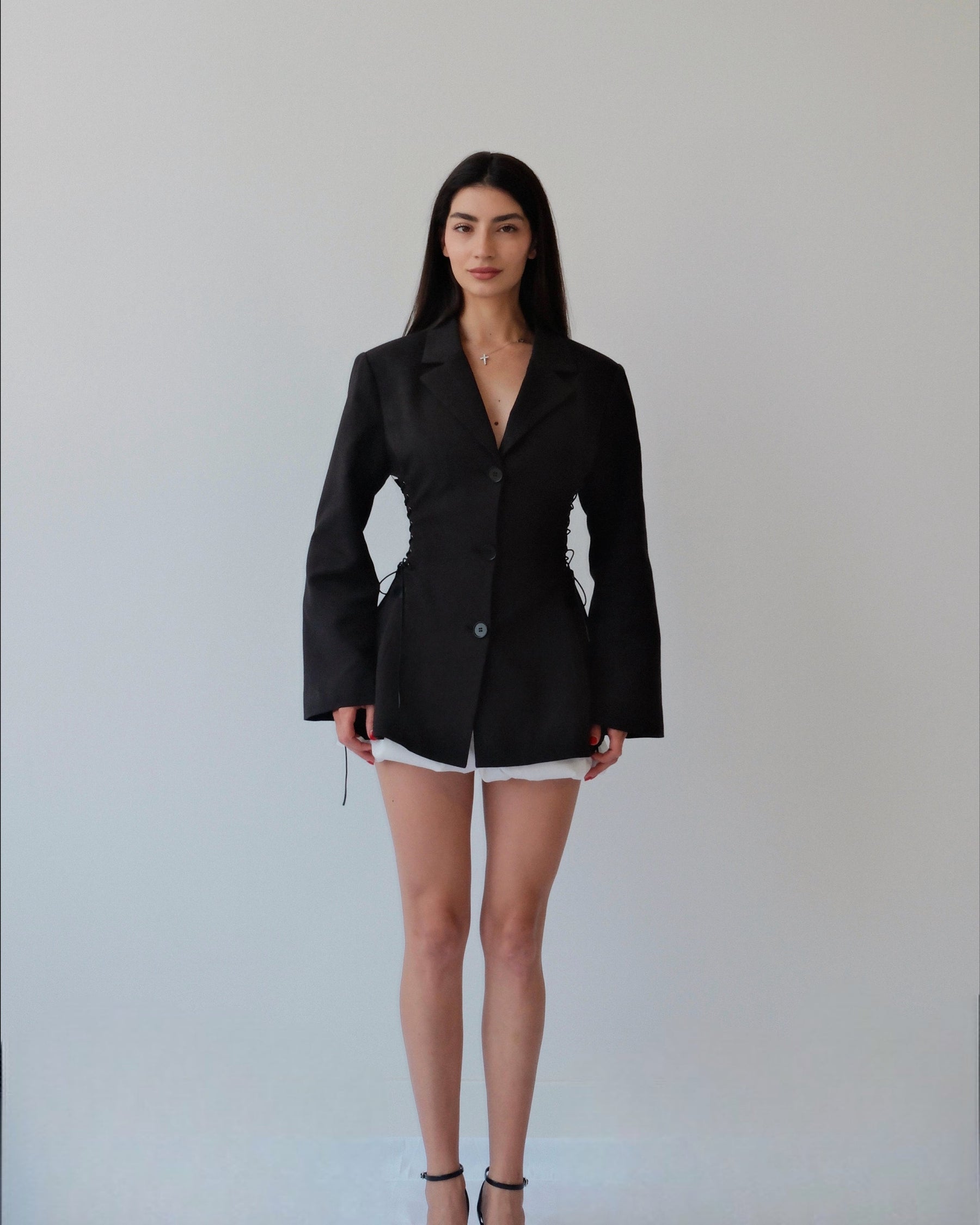 Delina Blazer in Black