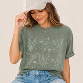 Vintage Wildflower Botanical Graphic Tee