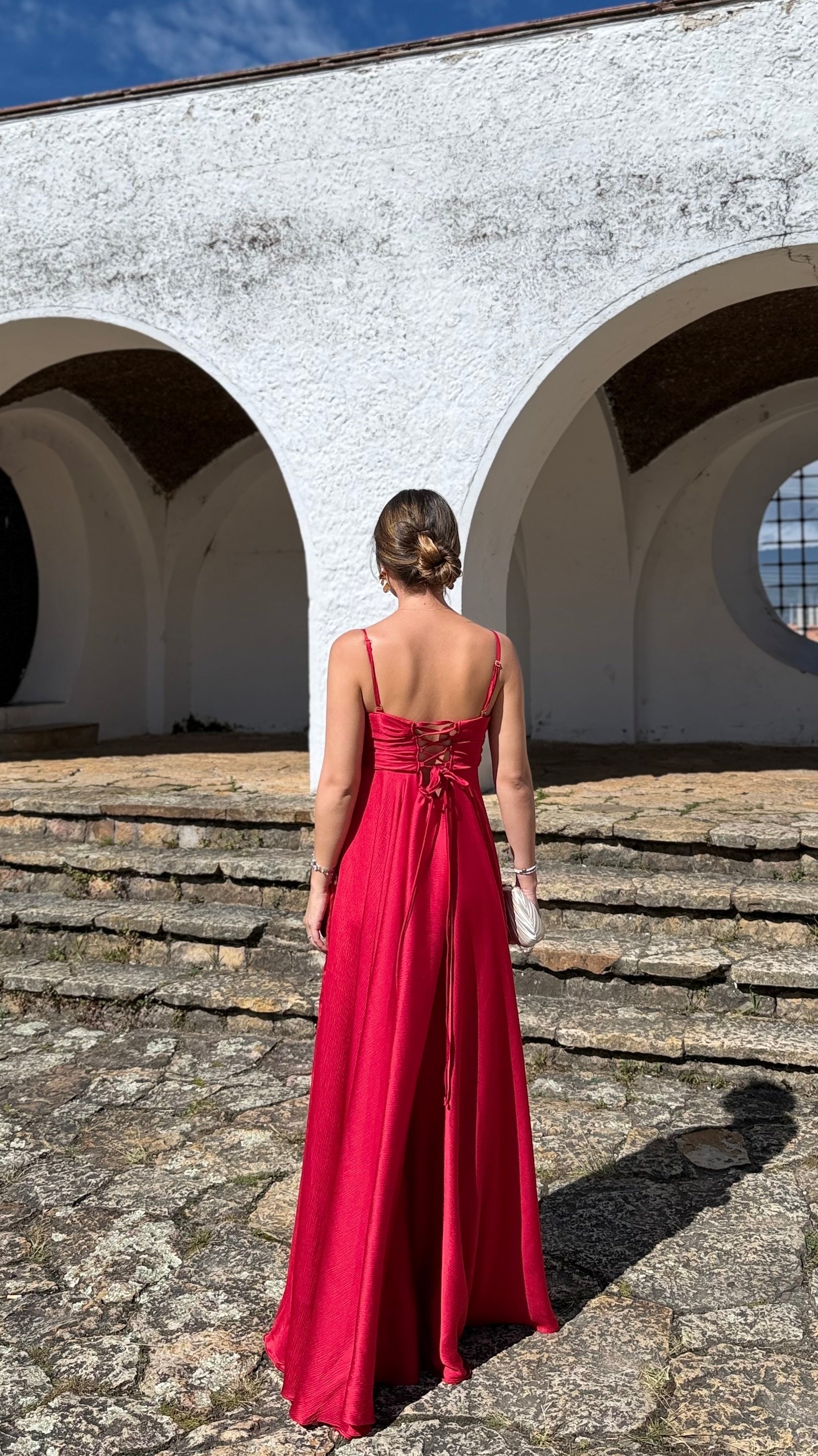 Vestido Princesa Rojo