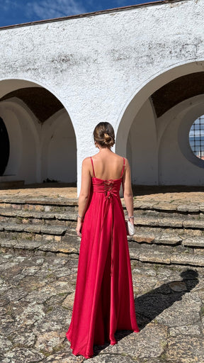 Vestido Princesa Rojo