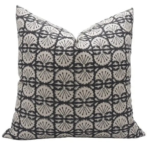 Handmaade Design Block Thick Linen Cushion Cover - Bijhni