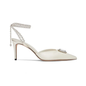 The Dame 75 Pearl Stiletto Heel