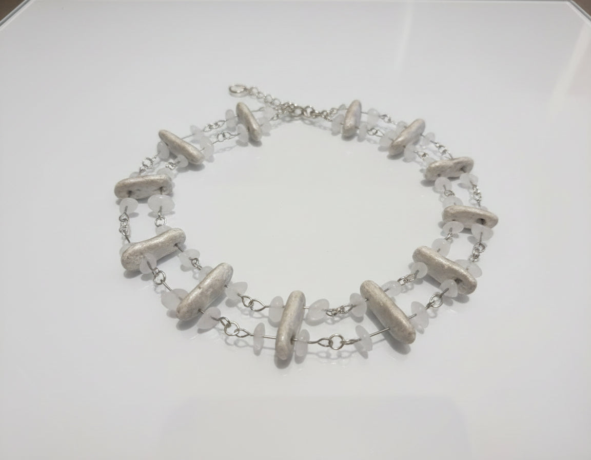 Sicilia Ceramic & Semi-precious Choker