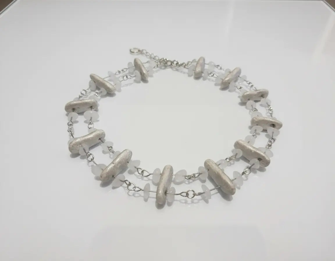 Sicilia Ceramic & Semi-precious Choker