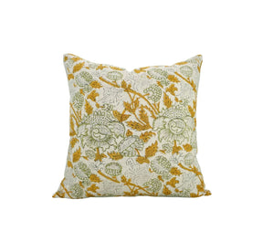 Unique Hand Block Print Viscose Linen Pillow Cover- Aakash