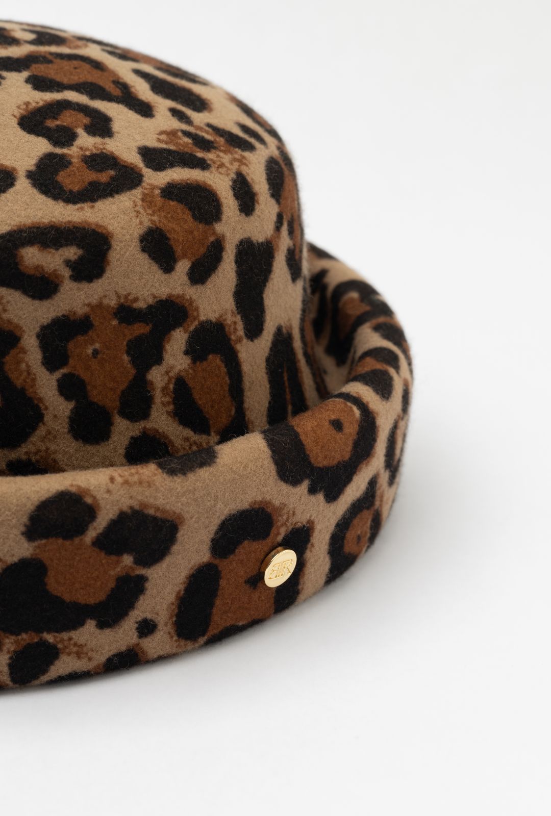 London Pillbox Hat - Leopard