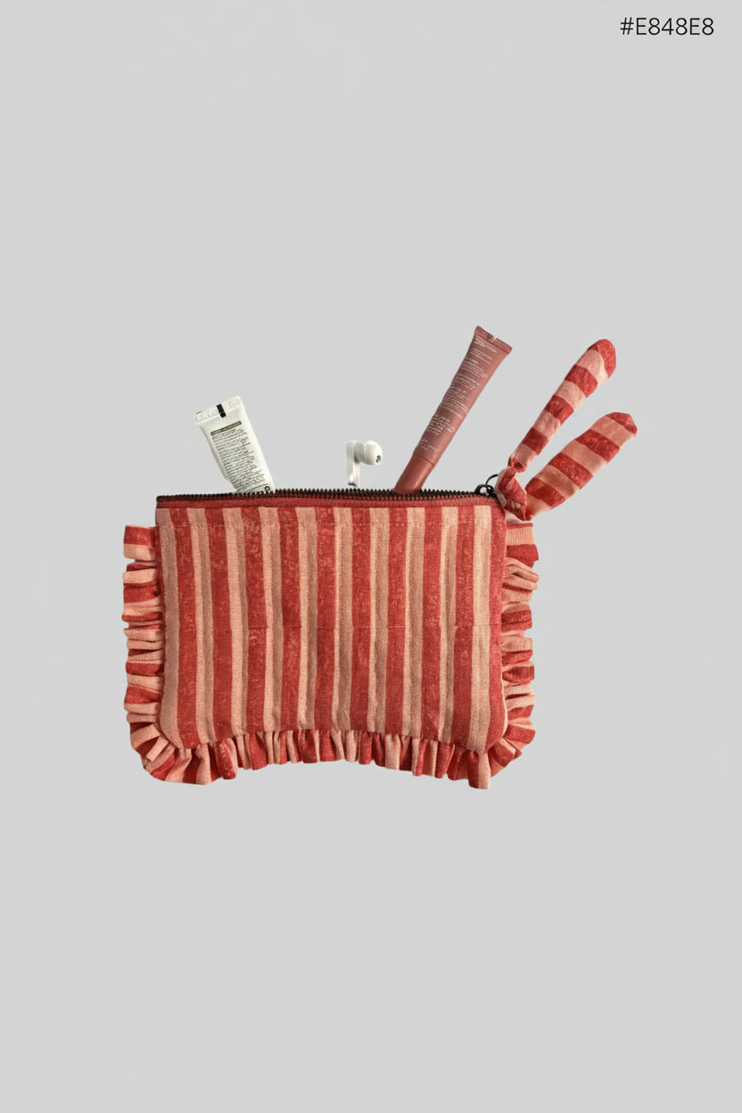Handmade Quilted Pouch - 8 X 5 Inches