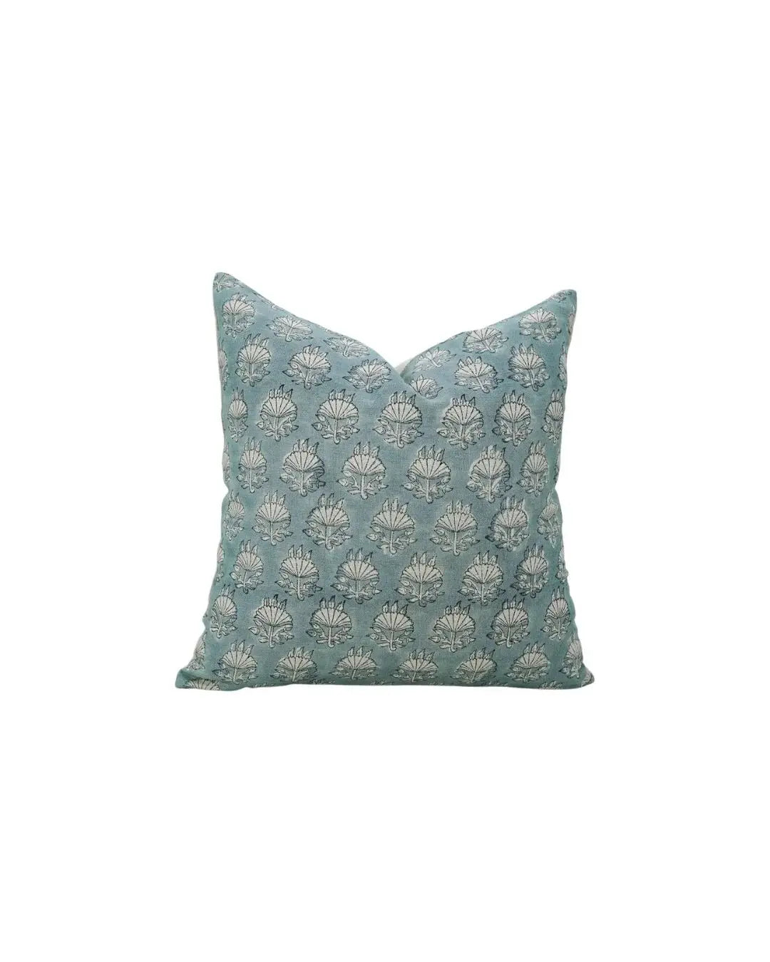 Decorative Hand Made Block Printed Boho Pure Linen Pillow Cover- Chatri