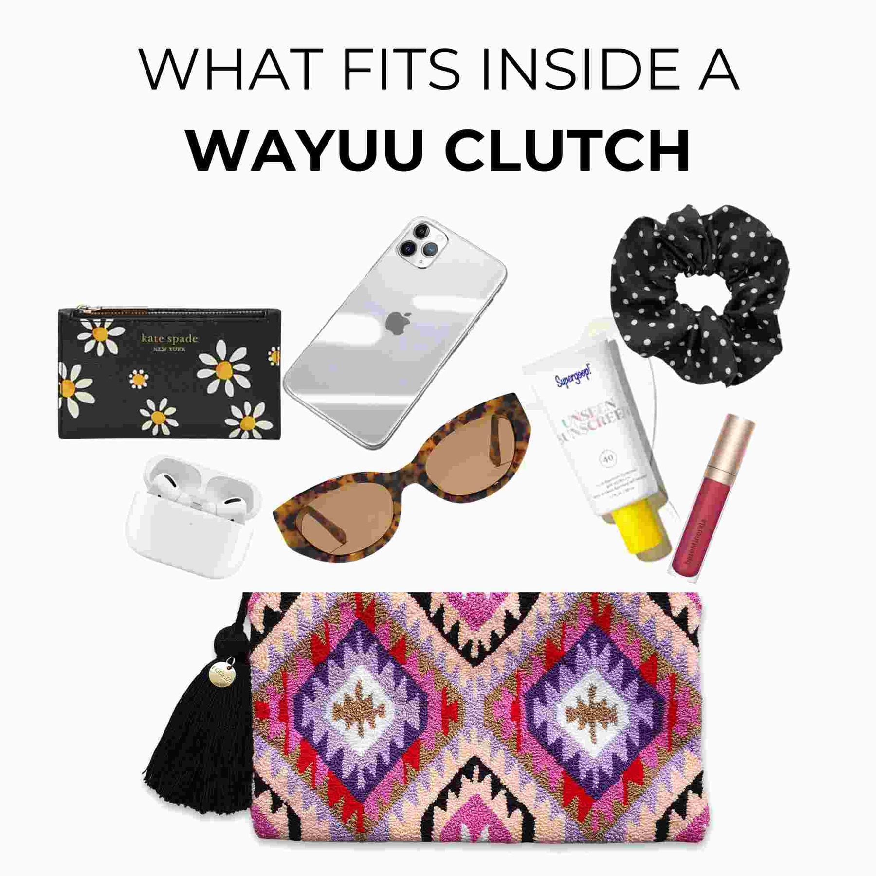 Turka Wayuu Clutch (Blush)