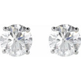 2 CT Lab-Grown Diamond Stud Earrings in 14K Gold