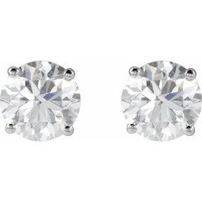 2 CT Lab-Grown Diamond Stud Earrings in 14K Gold