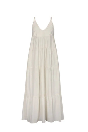TIEMPOS Dress Beige