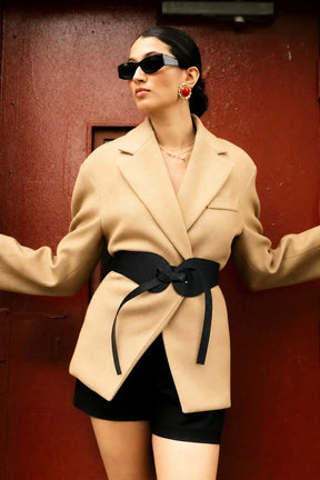 Esquel Wide Leather Belt