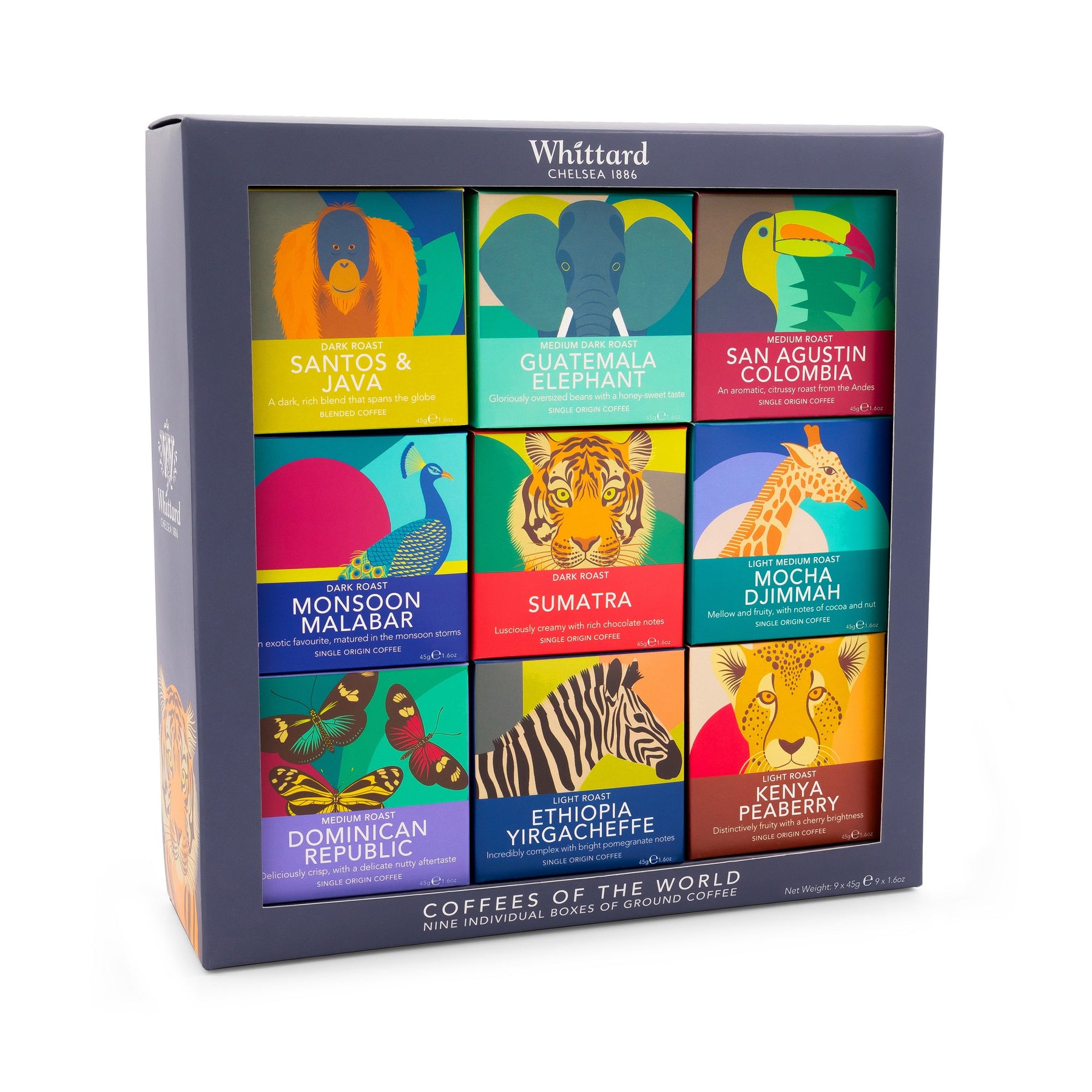 Coffees of the World, 9x1.6oz