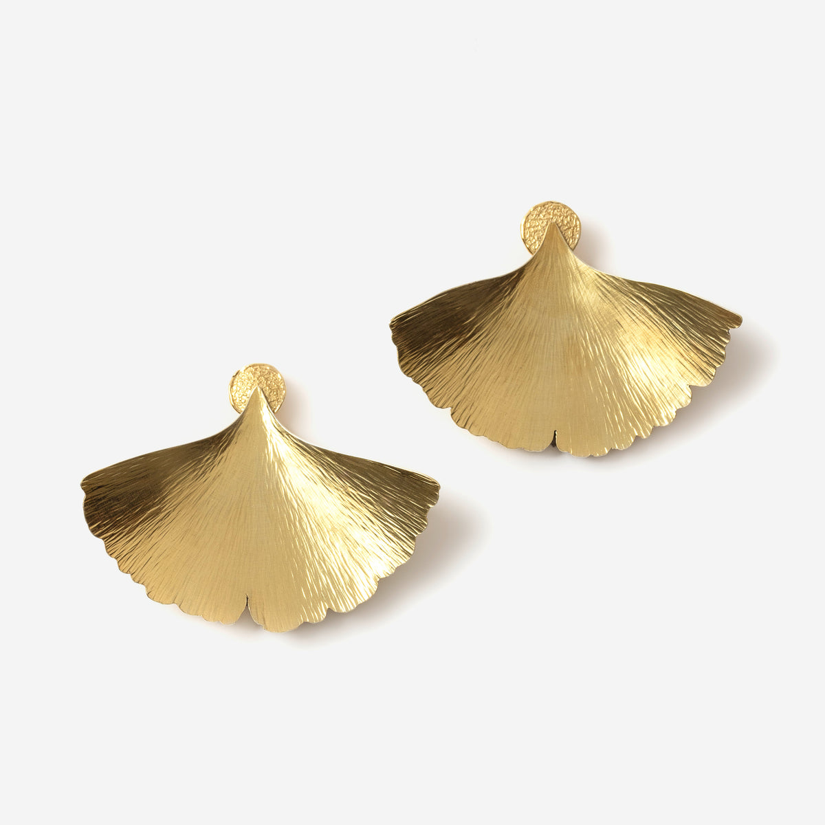 earrings GINKO XL GOLD PLATED