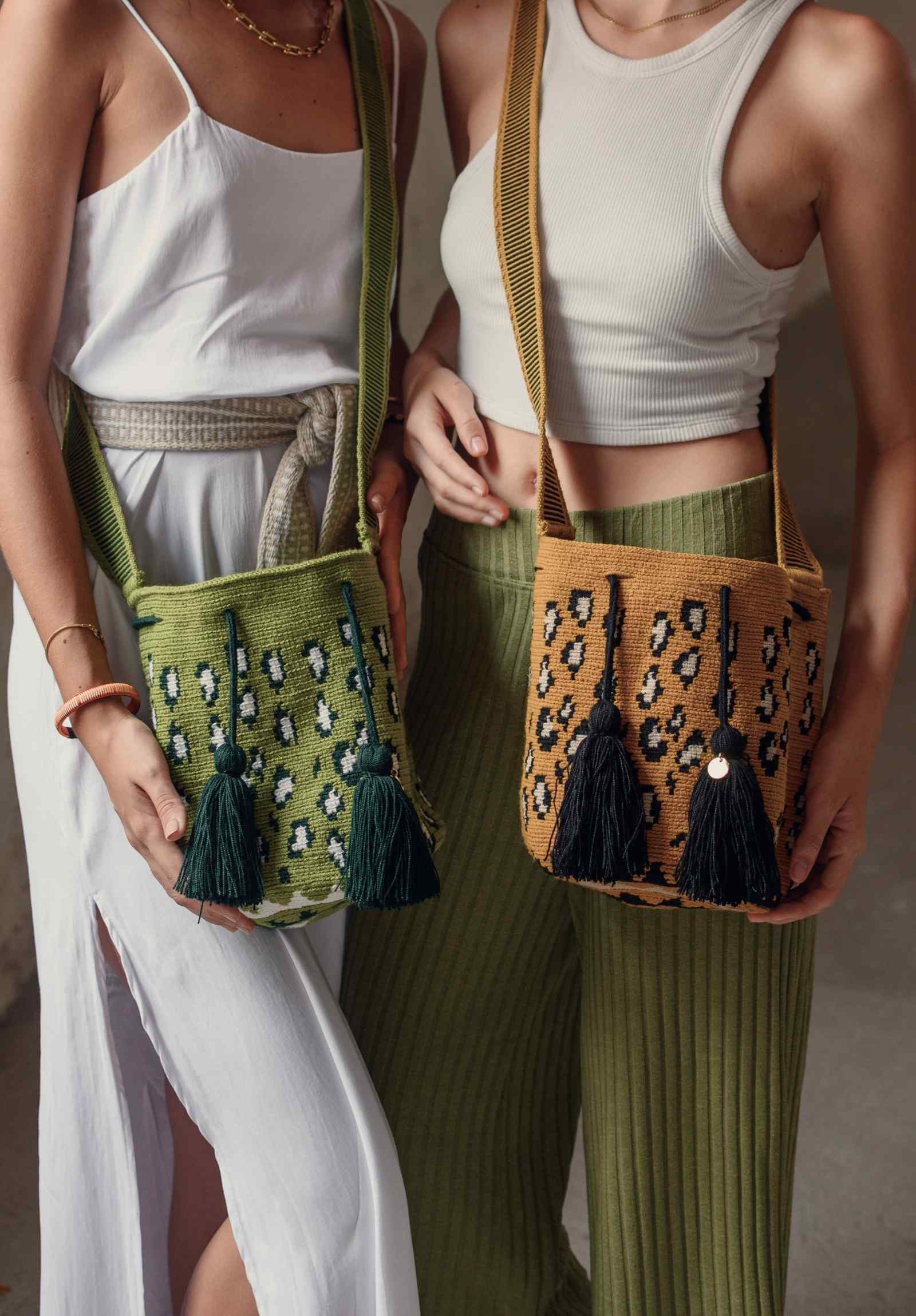 Leopard Wayuu Bag