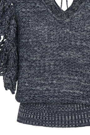 Alejandra Vest | Navy Melange