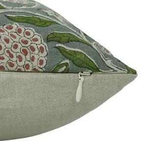 Handcrafted India Block Print Boho Pure Linen Pillow Cover- Merakhi