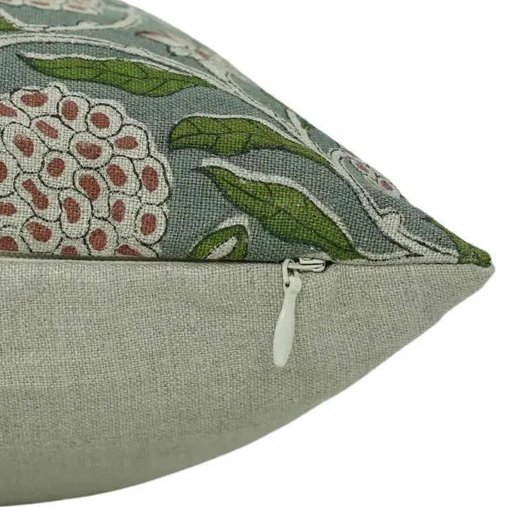 Handcrafted India Block Print Boho Pure Linen Pillow Cover- Merakhi