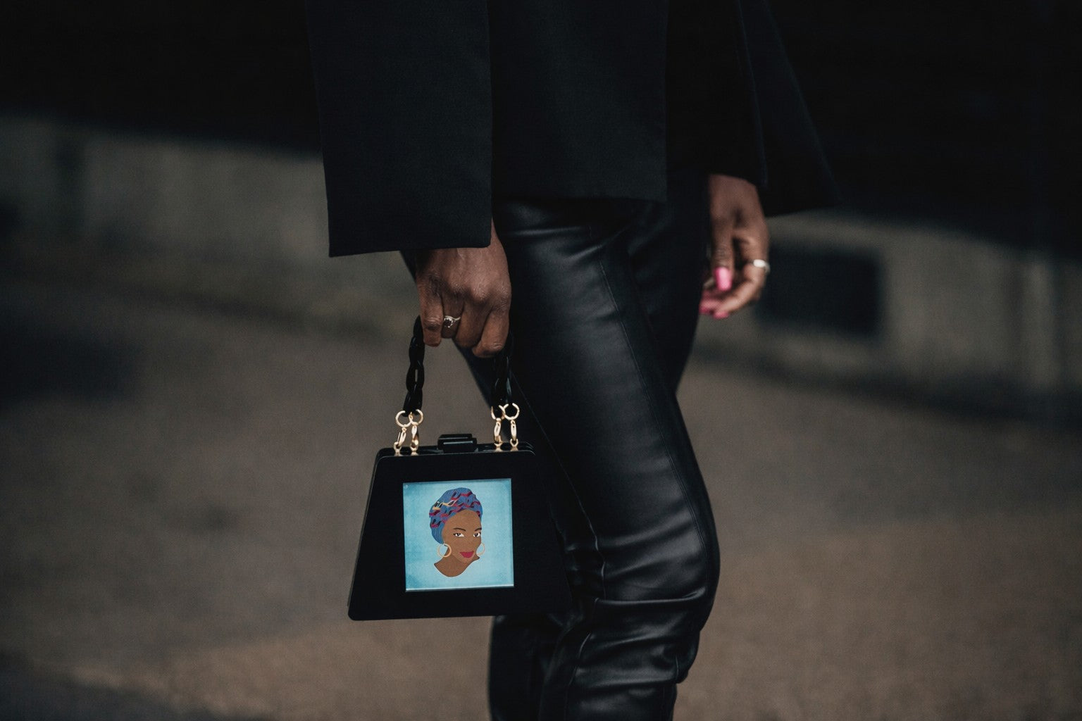 Molly Acrylic Cocktail Clutch