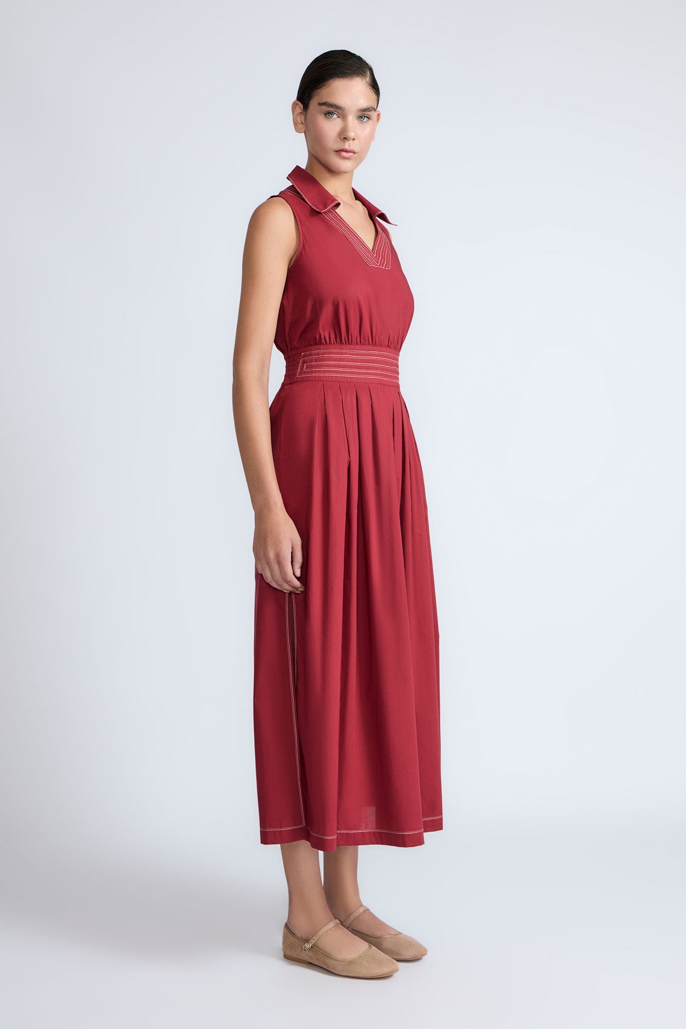 Isidora Dress | Wine
