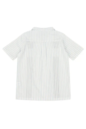 Mixed Up Clothing Boys Bordado Short Sleeve Button Down Shirt