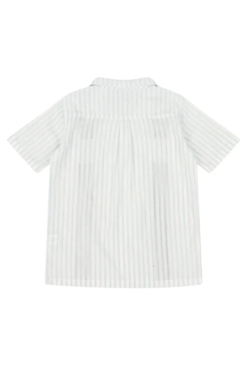 Mixed Up Clothing Boys Bordado Short Sleeve Button Down Shirt