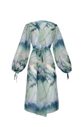 KIMONO Dress Print Sage