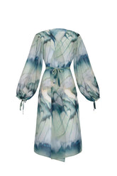 KIMONO Dress Print Sage