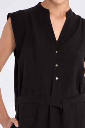 Denver Artisan Embroidered Dress | Black