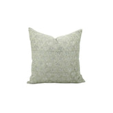 Boho Hand Block Printed Pure Linen Pillow Cover- Mushroom