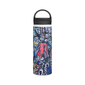 Stainless Steel Water Bottle, Handle Lid