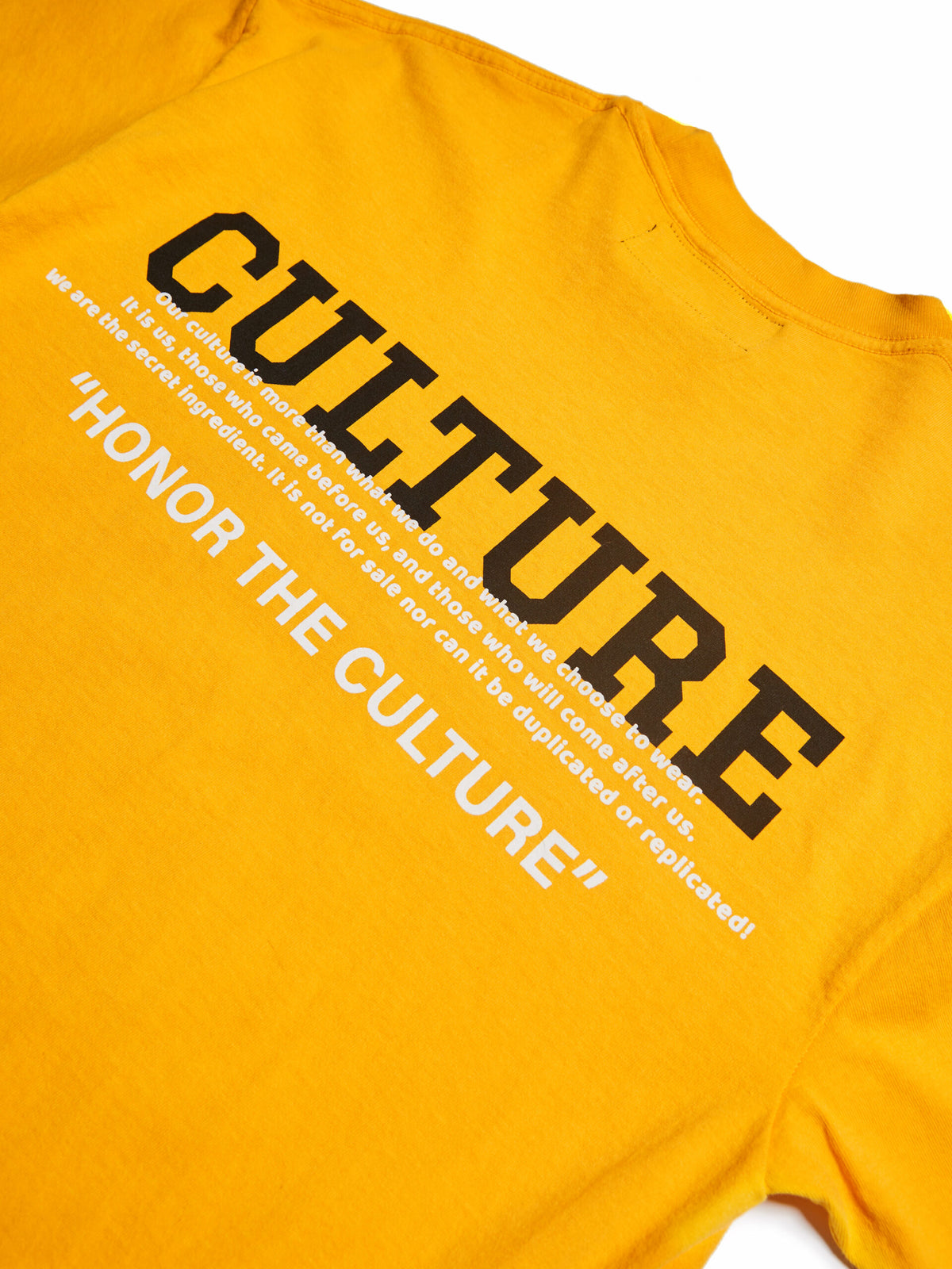Culture Tee - Gold