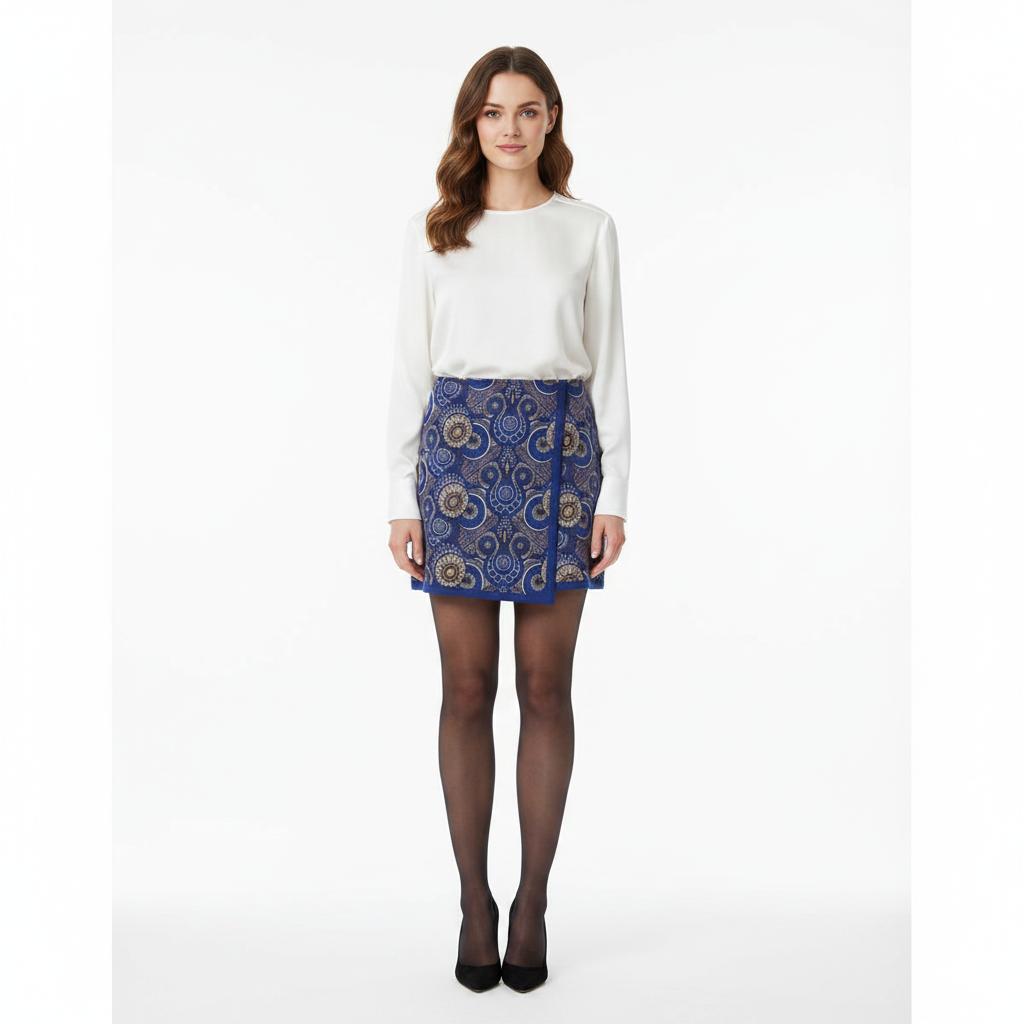 Praia Ornate Jacquard Skirt