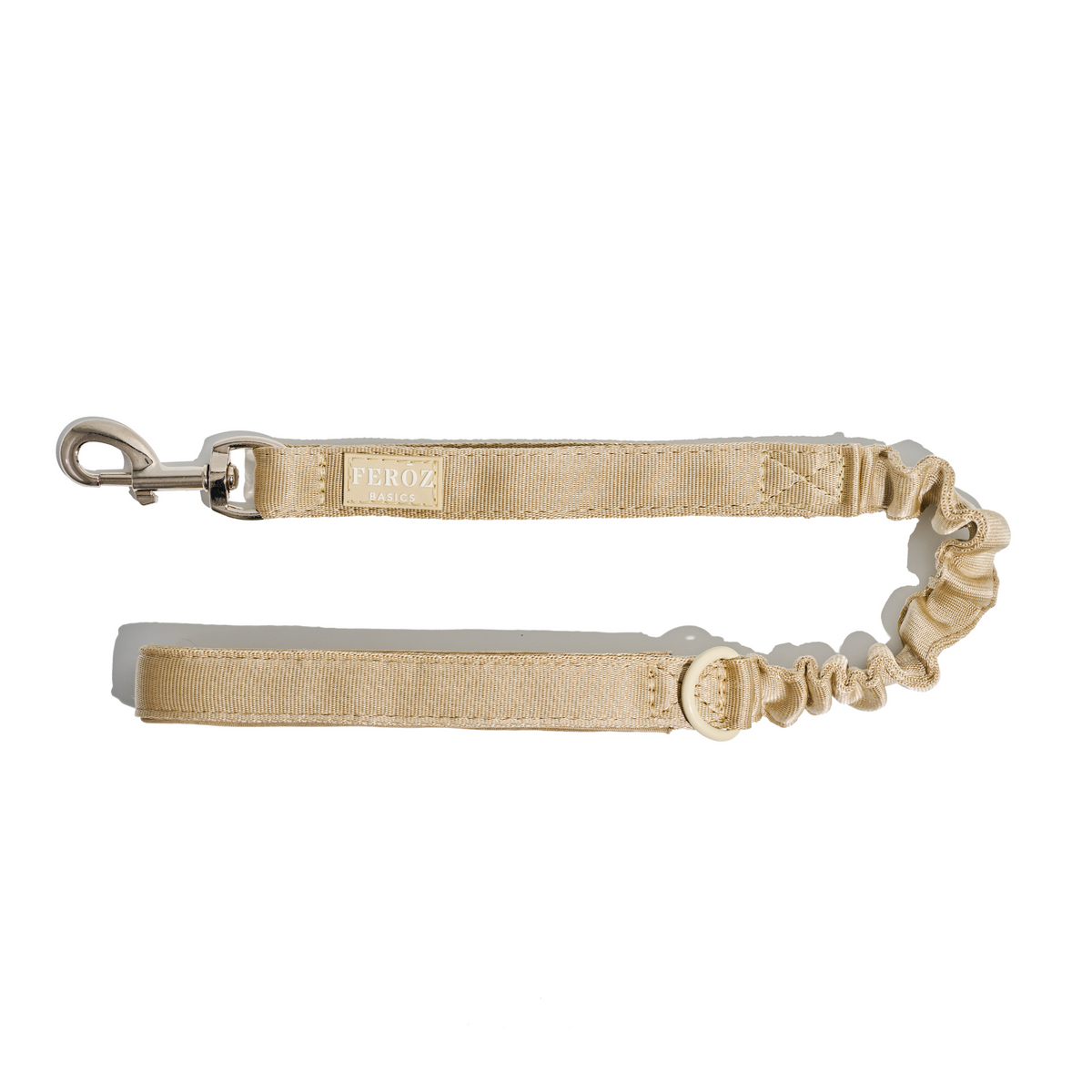 Dog Expandable Short Leash BASIC Beige