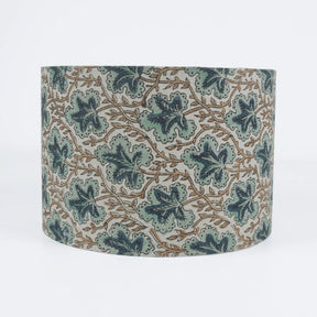 Artisan Pure Linen Block Printed Fabric Lampshade – Pushp Samitha