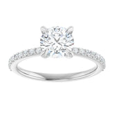 1 1/5 CT Lab-Grown Diamond Engagement Ring in 14K Gold