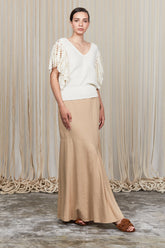 Alejandra Vest | Ivory Melange